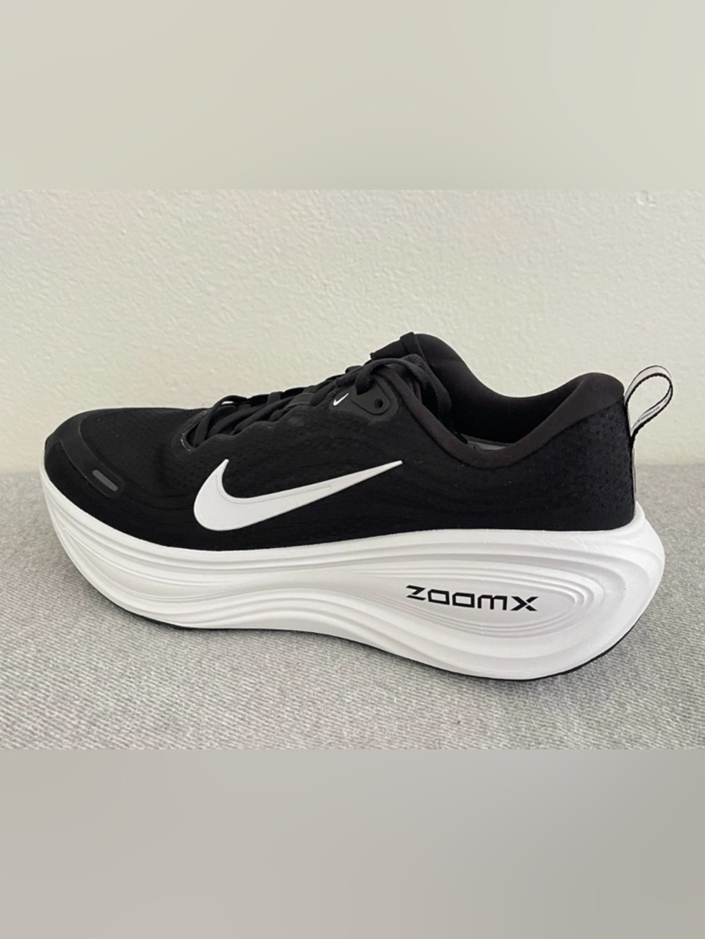 Size 12 - Nike Vomero Plus Road Running Shoe Black White HV8150-002 Men’s NEW
